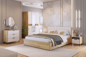 АДАМ К1 Спальный гарнитур (белое дерево) в Новоуральске - novouralsk.ok-mebel.com | фото