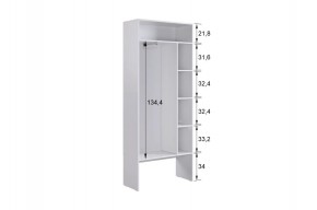БАСКО Прихожая К5 (графит) в Новоуральске - novouralsk.ok-mebel.com | фото 9