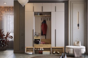 БАСКО Прихожая К9 (кашемир) в Новоуральске - novouralsk.ok-mebel.com | фото 2
