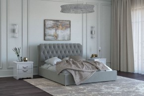 БЕЛИСТА Кровать 1400 серо-бежевый (экокожа) в Новоуральске - novouralsk.ok-mebel.com | фото 2