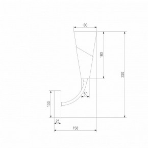 Бра Eurosvet Rhyton 60167/1 латунь в Новоуральске - novouralsk.ok-mebel.com | фото 5