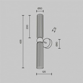 Бра Maytoni Antic MOD302WL-02CG1 в Новоуральске - novouralsk.ok-mebel.com | фото 3