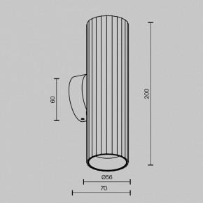 Бра Maytoni Calipso C106WL-02-GU10-B в Новоуральске - novouralsk.ok-mebel.com | фото 6