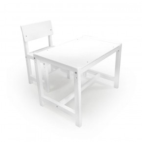 Детский растущий комплект стол и стул Я САМ "Лофт" (Белый, Белый) в Новоуральске - novouralsk.ok-mebel.com | фото
