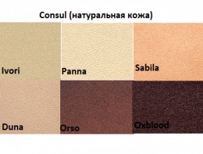 Диван двухместный Алекто Consul натуральная кожа в Новоуральске - novouralsk.ok-mebel.com | фото 5
