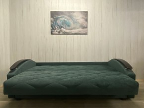 Диван Престиж-16 (НПБ+МДФ) велюр Sensey bottle green в Новоуральске - novouralsk.ok-mebel.com | фото 3