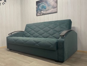 Диван Престиж-16 (НПБ+МДФ) велюр Sensey bottle green в Новоуральске - novouralsk.ok-mebel.com | фото 4