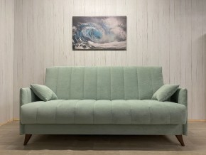 Диван Престиж-3 (НПБ) велюр Sensey mist green в Новоуральске - novouralsk.ok-mebel.com | фото