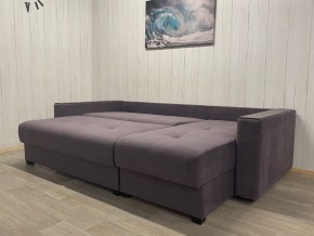 Диван угловой Комфорт-3 (НПБ+МДФ) велюр Monaco 8 в Новоуральске - novouralsk.ok-mebel.com | фото 3
