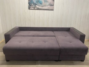 Диван угловой Комфорт-3 (НПБ+МДФ) велюр Monaco 8 в Новоуральске - novouralsk.ok-mebel.com | фото 4