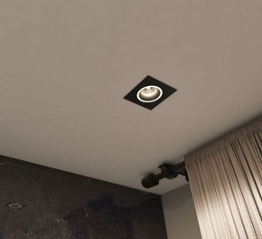 DK2061-BK Встраиваемый светильник IP 20, до 15 Вт, GU10, LED, черный, алюминий в Новоуральске - novouralsk.ok-mebel.com | фото 4