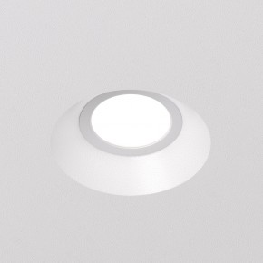 DK2081-WH Встраиваемый точечный светильник для натяжных ПВХ потолков INVIZ, IP 20, до 9 Вт, GU10, LED, белый, ABS-пластик в Новоуральске - novouralsk.ok-mebel.com | фото