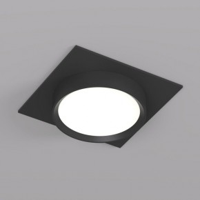 DK2091-BK Встраиваемый светильник FLAT, IP 20, до 15 Вт, GX53, LED, черный, алюминий в Новоуральске - novouralsk.ok-mebel.com | фото