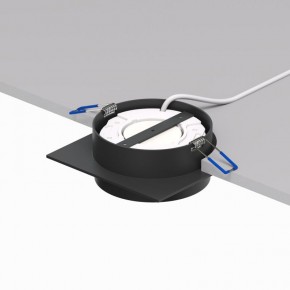 DK2091-BK Встраиваемый светильник FLAT, IP 20, до 15 Вт, GX53, LED, черный, алюминий в Новоуральске - novouralsk.ok-mebel.com | фото 4