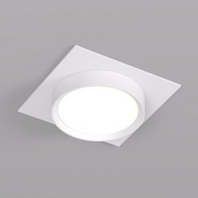 DK2091-WH Встраиваемый светильник FLAT, IP 20, до 15 Вт, GX53, LED, белый, алюминий в Новоуральске - novouralsk.ok-mebel.com | фото