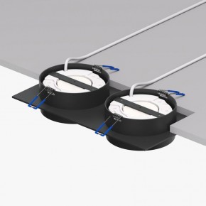 DK2092-BK Встраиваемый светильник FLAT, IP 20, до 15 Вт, GX53, LED, черный, алюминий в Новоуральске - novouralsk.ok-mebel.com | фото 2