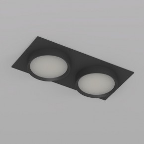 DK2092-BK Встраиваемый светильник FLAT, IP 20, до 15 Вт, GX53, LED, черный, алюминий в Новоуральске - novouralsk.ok-mebel.com | фото 5