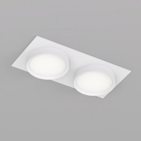 DK2092-WH Встраиваемый светильник FLAT, IP 20, до 15 Вт, GX53, LED, белый, алюминий в Новоуральске - novouralsk.ok-mebel.com | фото 2