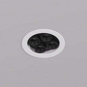 DK2510-WB Встраиваемый светильник SPACE со светодиодом d65 220V 8W 38° 4000К IP20 белый/черный алюминий в Новоуральске - novouralsk.ok-mebel.com | фото 2
