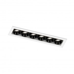 DK2514-WB Встраиваемый светильник SPACE со светодиодом L126mm 220V 10W 38° 4000К IP20 белый/черный алюминий в Новоуральске - novouralsk.ok-mebel.com | фото 5