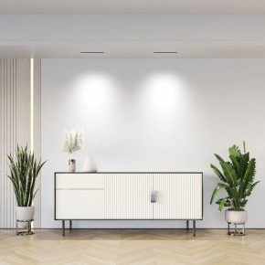 DK2515-WB Встраиваемый светильник SPACE со светодиодом L240mm 220V 20W 38° 4000К IP20 белый/черный алюминий в Новоуральске - novouralsk.ok-mebel.com | фото 7