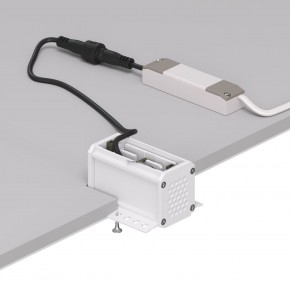 DK2530-WB Встраиваемый светильник SPACE со светодиодом под шпатлевку L69mm 220V 6W 38° 4000К IP20 белый/черный алюминий в Новоуральске - novouralsk.ok-mebel.com | фото 5