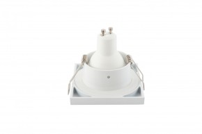 DK3014-WH Встраиваемый светильник влагозащ., IP 44, 50 Вт, GU10, белый, алюминий в Новоуральске - novouralsk.ok-mebel.com | фото 5