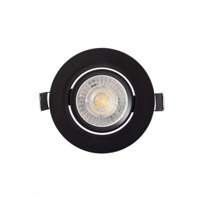 DK3020-BK Встраиваемый светильник, IP 20, 10 Вт, GU5.3, LED, черный, пластик в Новоуральске - novouralsk.ok-mebel.com | фото