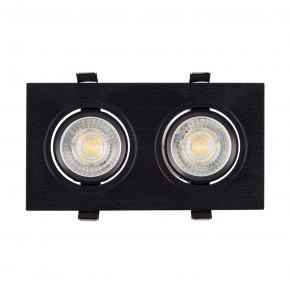 DK3022-BK Встраиваемый светильник, IP 20, 10 Вт, GU5.3, LED, черный, пластик в Новоуральске - novouralsk.ok-mebel.com | фото 2