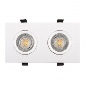 DK3022-WH Встраиваемый светильник, IP 20, 10 Вт, GU5.3, LED, белый, пластик в Новоуральске - novouralsk.ok-mebel.com | фото 2