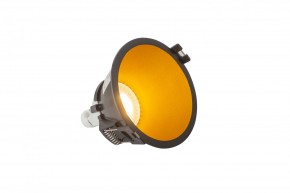 DK3026-BG Встраиваемый светильник, IP 20, 10 Вт, GU5.3, LED, черный/золотой, пластик в Новоуральске - novouralsk.ok-mebel.com | фото 3