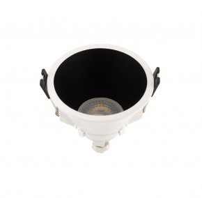 DK3026-WB Встраиваемый светильник, IP 20, 10 Вт, GU5.3, LED, белый/черный, пластик в Новоуральске - novouralsk.ok-mebel.com | фото 2