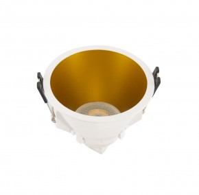 DK3026-WG Встраиваемый светильник, IP 20, 10 Вт, GU5.3, LED, белый/золотой, пластик в Новоуральске - novouralsk.ok-mebel.com | фото 2