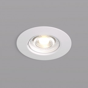 DK3028-WH Встраиваемый светильник, IP 20, 10 Вт, GU5.3, LED, белый, пластик в Новоуральске - novouralsk.ok-mebel.com | фото