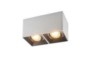 DK3035-WB Светильник накладной IP 20, 10 Вт, GU5.3, LED, белый/черный, пластик в Новоуральске - novouralsk.ok-mebel.com | фото