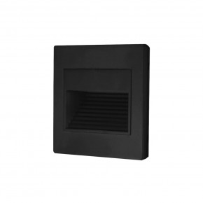 DK3050-BK Светильник встраиваемый в стену, IP 20, LED 3000, 1 Вт, черный пластик в Новоуральске - novouralsk.ok-mebel.com | фото