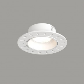 DK3055-WH Встраиваемый светильник, IP 20, 10 Вт, GU5.3, LED, белый, пластик в Новоуральске - novouralsk.ok-mebel.com | фото