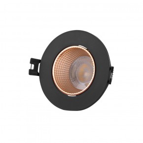 DK3061-BBR Встраиваемый светильник, IP 20, 10 Вт, GU5.3, LED, черный/бронзовый, пластик в Новоуральске - novouralsk.ok-mebel.com | фото
