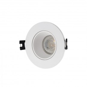 DK3061-WH Встраиваемый светильник, IP 20, 10 Вт, GU5.3, LED, белый/белый, пластик в Новоуральске - novouralsk.ok-mebel.com | фото