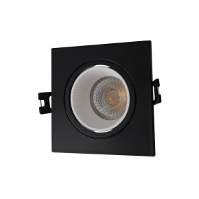 DK3071-BK+WH Встраиваемый светильник, IP 20, 10 Вт, GU5.3, LED, черный/белый, пластик в Новоуральске - novouralsk.ok-mebel.com | фото