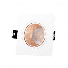 DK3071-WBR Встраиваемый светильник, IP 20, 10 Вт, GU5.3, LED, белый/бронзовый, пластик в Новоуральске - novouralsk.ok-mebel.com | фото