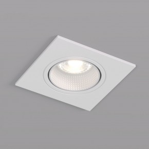 DK3071-WH Встраиваемый светильник, IP 20, 10 Вт, GU5.3, LED, белый/белый, пластик в Новоуральске - novouralsk.ok-mebel.com | фото