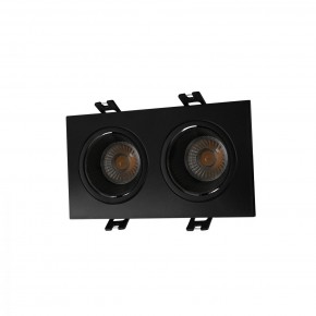DK3072-BK Встраиваемый светильник, IP 20, 10 Вт, GU5.3, LED, черный/черный, пластик в Новоуральске - novouralsk.ok-mebel.com | фото