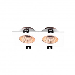 DK3072-WBR Встраиваемый светильник, IP 20, 10 Вт, GU5.3, LED, белый/бронзовый, пластик в Новоуральске - novouralsk.ok-mebel.com | фото 2