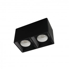 DK3085-BK+CH Светильник накладной IP 20, 10 Вт, GU5.3, LED, черный/хром, пластик в Новоуральске - novouralsk.ok-mebel.com | фото