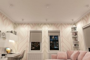 DK3090-WH+CH Светильник накладной IP 20, 10 Вт, GU5.3, LED, белый/хром, пластик в Новоуральске - novouralsk.ok-mebel.com | фото 2