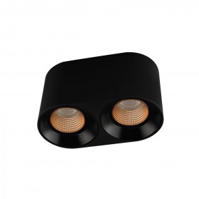 DK3096-BK+BR Светильник накладной IP 20, 10 Вт, GU5.3, LED, черный/бронзовый, пластик в Новоуральске - novouralsk.ok-mebel.com | фото