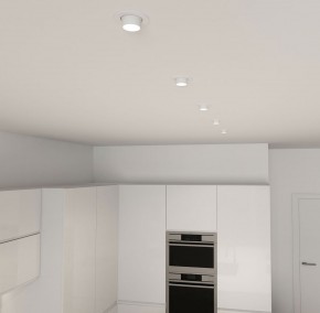 DK3120-WH Встраиваемый светильник, IP20, до 15 Вт, LED, GU5,3, белый, пластик в Новоуральске - novouralsk.ok-mebel.com | фото 6