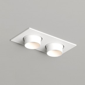 DK3122-WH Встраиваемый светильник, IP20, до 15 Вт, LED, GU5,3, белый, пластик в Новоуральске - novouralsk.ok-mebel.com | фото