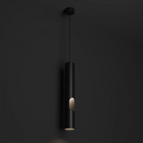 DK4045-BK Подвесной светильник, с декоративным вырезом, IP 20, до 15 Вт, LED, GU10, черный, алюминий в Новоуральске - novouralsk.ok-mebel.com | фото 2